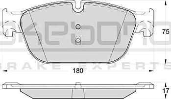 Akebono AN-4694WK - Тормозные колодки, дисковые, комплект autospares.lv