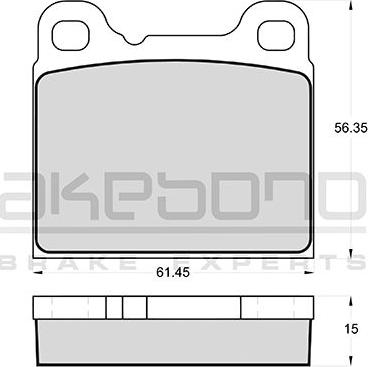 Woking P3573.10 - Тормозные колодки, дисковые, комплект autospares.lv