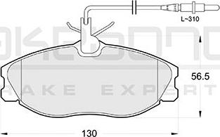 Akebono AN-4779WK - Тормозные колодки, дисковые, комплект autospares.lv