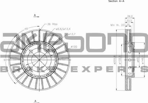 Akebono BN-0863 - Тормозной диск autospares.lv