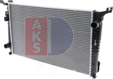 AKS Dasis 490013N - Радиатор, охлаждение двигателя autospares.lv