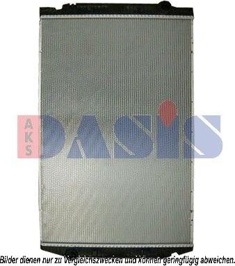 AKS Dasis 400007N - Радиатор, охлаждение двигателя autospares.lv