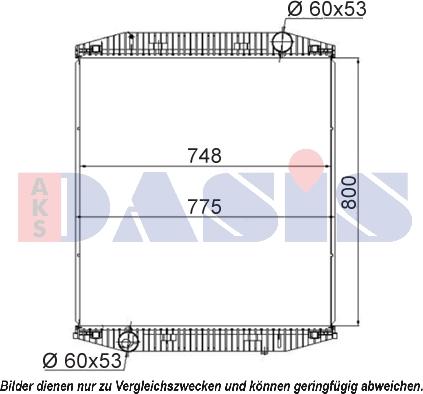 AKS Dasis 400010S - Радиатор, охлаждение двигателя autospares.lv