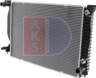 AKS Dasis 480043N - Радиатор, охлаждение двигателя autospares.lv