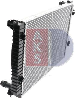 AKS Dasis 480042N - Радиатор, охлаждение двигателя autospares.lv