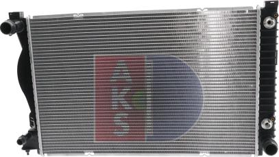 AKS Dasis 480047N - Радиатор, охлаждение двигателя autospares.lv