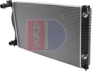 AKS Dasis 480051N - Радиатор, охлаждение двигателя autospares.lv