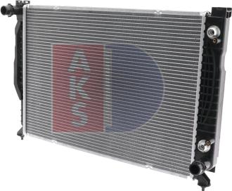 AKS Dasis 480058N - Радиатор, охлаждение двигателя autospares.lv