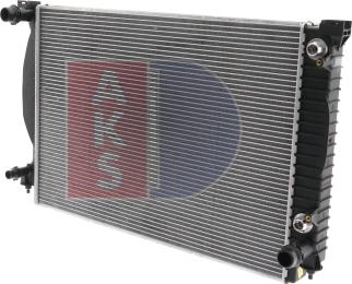 AKS Dasis 480068N - Радиатор, охлаждение двигателя autospares.lv