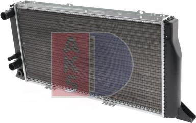 AKS Dasis 480015N - Радиатор, охлаждение двигателя autospares.lv