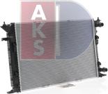 AKS Dasis 480034N - Радиатор, охлаждение двигателя autospares.lv