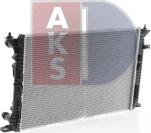 AKS Dasis 480034N - Радиатор, охлаждение двигателя autospares.lv
