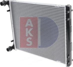 AKS Dasis 480037N - Радиатор, охлаждение двигателя autospares.lv