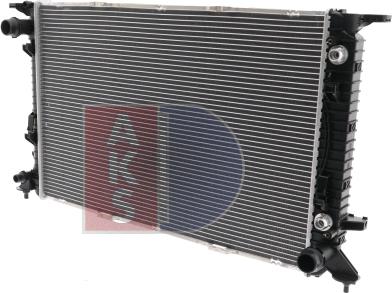 AKS Dasis 480021N - Радиатор, охлаждение двигателя autospares.lv