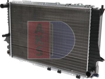 AKS Dasis 481140N - Радиатор, охлаждение двигателя autospares.lv