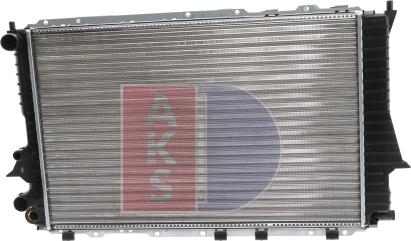 AKS Dasis 481100N - Радиатор, охлаждение двигателя autospares.lv