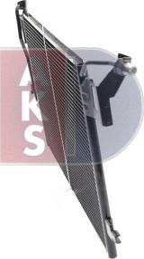 AKS Dasis 482015N - Конденсатор кондиционера autospares.lv