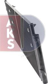 AKS Dasis 482018N - Конденсатор кондиционера autospares.lv