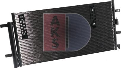 AKS Dasis 482018N - Конденсатор кондиционера autospares.lv