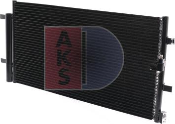 AKS Dasis 482024N - Конденсатор кондиционера autospares.lv