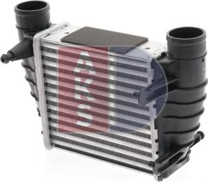 AKS Dasis 487042N - Интеркулер, теплообменник турбины autospares.lv
