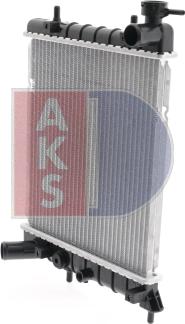 AKS Dasis 560014N - Радиатор, охлаждение двигателя autospares.lv