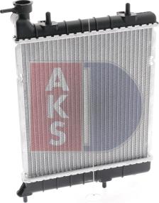 AKS Dasis 560014N - Радиатор, охлаждение двигателя autospares.lv