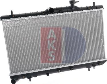 AKS Dasis 560015N - Радиатор, охлаждение двигателя autospares.lv