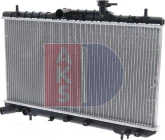 AKS Dasis 560015N - Радиатор, охлаждение двигателя autospares.lv