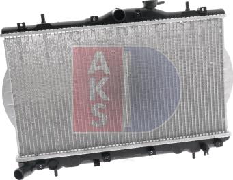 AKS Dasis 560340N - Радиатор, охлаждение двигателя autospares.lv