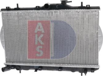 AKS Dasis 560340N - Радиатор, охлаждение двигателя autospares.lv