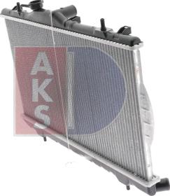 AKS Dasis 560340N - Радиатор, охлаждение двигателя autospares.lv