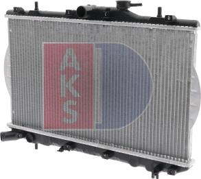 AKS Dasis 560340N - Радиатор, охлаждение двигателя autospares.lv