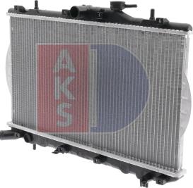 AKS Dasis 560340N - Радиатор, охлаждение двигателя autospares.lv