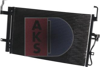 AKS Dasis 562008N - Конденсатор кондиционера autospares.lv