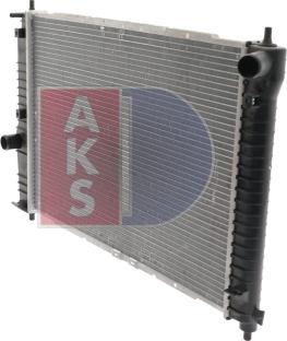 AKS Dasis 510066N - Радиатор, охлаждение двигателя autospares.lv