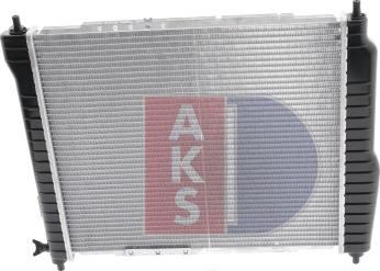 AKS Dasis 510068N - Радиатор, охлаждение двигателя autospares.lv