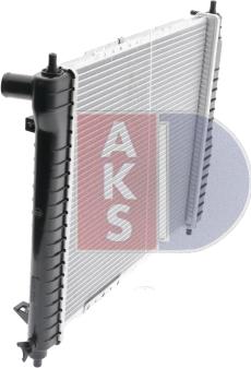 AKS Dasis 510068N - Радиатор, охлаждение двигателя autospares.lv