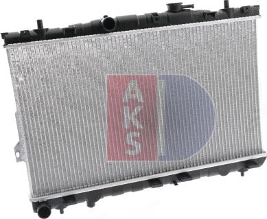 AKS Dasis 510031N - Радиатор, охлаждение двигателя autospares.lv