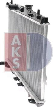 AKS Dasis 510031N - Радиатор, охлаждение двигателя autospares.lv