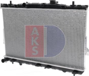 AKS Dasis 510031N - Радиатор, охлаждение двигателя autospares.lv