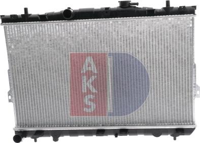 AKS Dasis 510031N - Радиатор, охлаждение двигателя autospares.lv