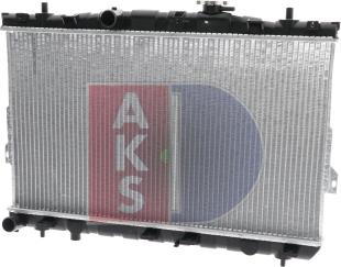 AKS Dasis 510025N - Радиатор, охлаждение двигателя autospares.lv