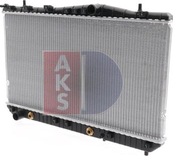 AKS Dasis 510021N - Радиатор, охлаждение двигателя autospares.lv