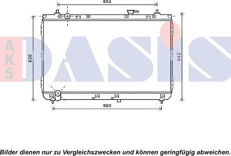 AKS Dasis 510173N - Радиатор, охлаждение двигателя autospares.lv