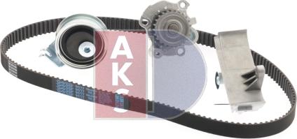 AKS Dasis 570340N - Водяной насос + комплект зубчатого ремня ГРМ autospares.lv