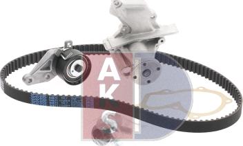 AKS Dasis 570355N - Водяной насос + комплект зубчатого ремня ГРМ autospares.lv