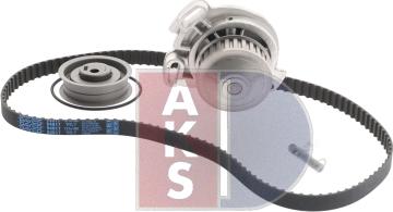 AKS Dasis 570350N - Водяной насос + комплект зубчатого ремня ГРМ autospares.lv