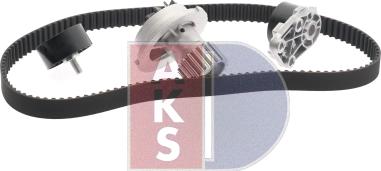 AKS Dasis 570365N - Водяной насос + комплект зубчатого ремня ГРМ autospares.lv