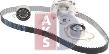AKS Dasis 570361N - Водяной насос + комплект зубчатого ремня ГРМ autospares.lv